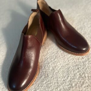 Clarks Dark Tan Edenvale Page Slip-on Booties 5.5